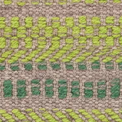 Sooner Than Later Green Handwoven Indoor/Outdoor Rug Swatch