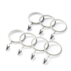 Curtain Clip Satin Nickel Ring