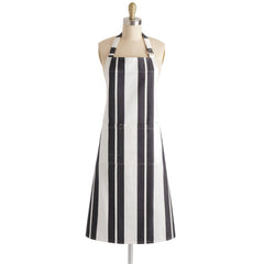 Kittery Stripe Black Apron