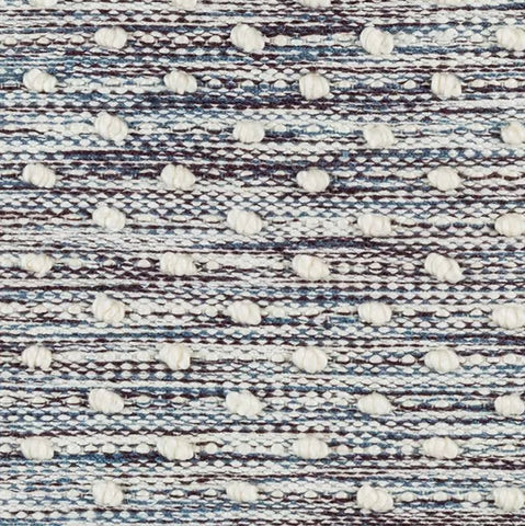 Hobnail Blue Handwoven Performance Rug Swatch