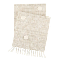 Ombre Dot Natural Throw