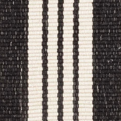 Birmingham Black Handwoven Indoor/Outdoor Custom Rug Swatch