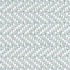 Herringbone Light Blue/Ivory Handwoven Indoor/Outdoor Rug Swatch