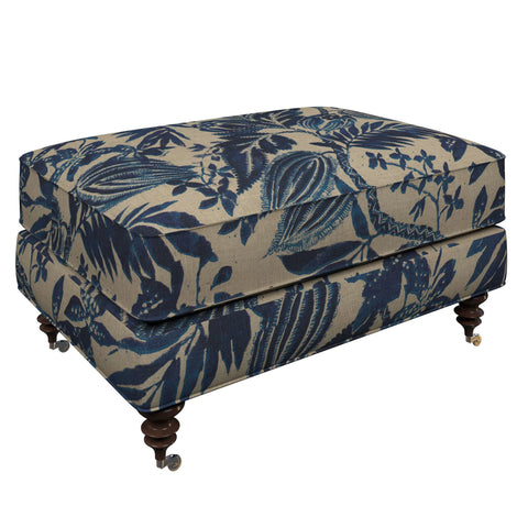 Antigua Linen Norfolk Ottoman