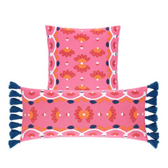 Goldie Applique Pink Decorative Pillow Cover