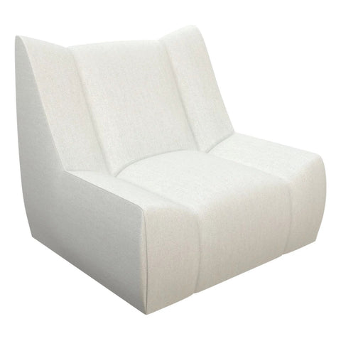 Sunbrella Linen White Canvas Dune Chair