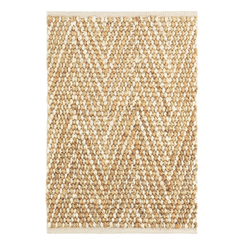 Meghan Ivory/Natural Handwoven Jute Rug