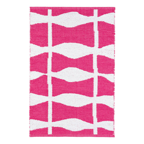 Circuit Fuchsia Handwoven Indoor/Outdoor Rug