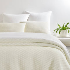 Crystal Ivory Matelasse Coverlet Set