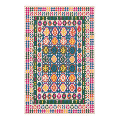 Rainbow Row Multi Handwoven Wool Rug