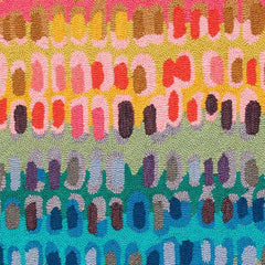 Paint Chip Multi Machine Washable Rug Swatch