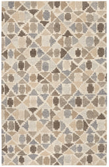 Rufus Stone Kilim Handwoven Wool Rug | Natural