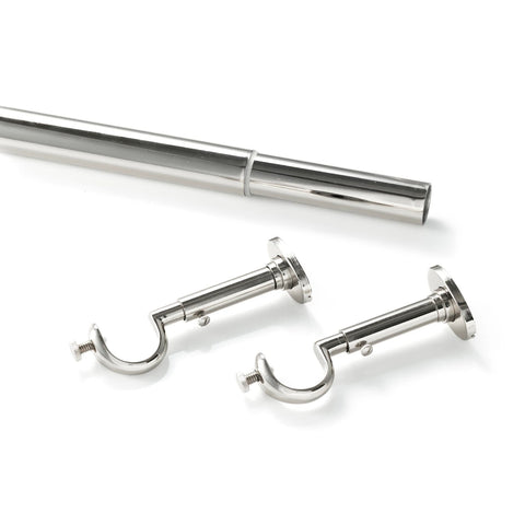 Stockbridge Polished Nickel Curtain Rod