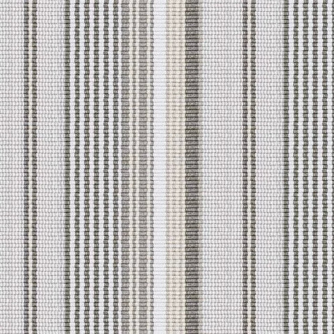 Gradation Ticking Grey Machine Washable Rug Swatch