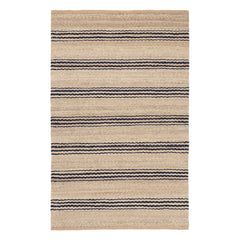 Jute Ticking Indigo Handwoven Rug