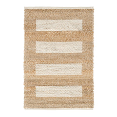 Milo Ivory Handwoven Jute/Cotton Rug