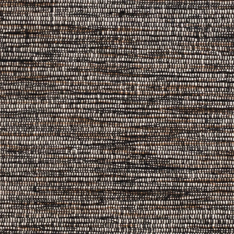 Lexington Black/Brown Handwoven Cotton Rug Swatch