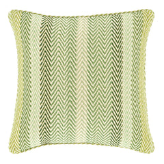 Nip Tuk Linen Green/Ivory Decorative Pillow Cover