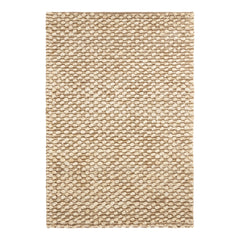 Textured Natural Handwoven Jute Rug