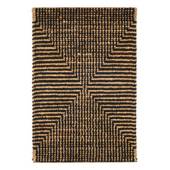 Kelan Black Handwoven Jute Rug