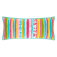 Happy Go Lucky Aqua Decorative Pillow Cover