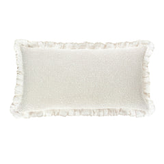 Wruffle Ivory Matelasse Decorative Pillow Cover