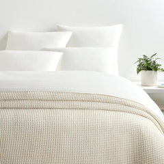 Waffle Ivory Blanket