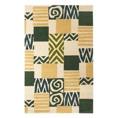 Patchwork Hand Tufted Wool Rug