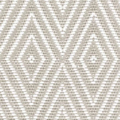 Diamond Platinum/White Handwoven Indoor/Outdoor Custom Rug Swatch