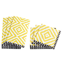 Arrows Yellow Napkin