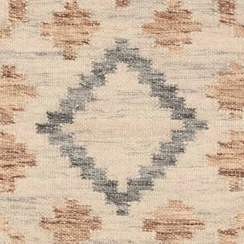 Jelly Roll Sky Handwoven Wool Rug Swatch