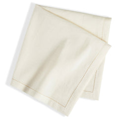 Haven Hemstitch Ivory Napkin Set of 4