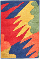 Graphic Machine Washable Rug | Multi
