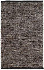 Lexington Handwoven Cotton Rug | Black/Brown
