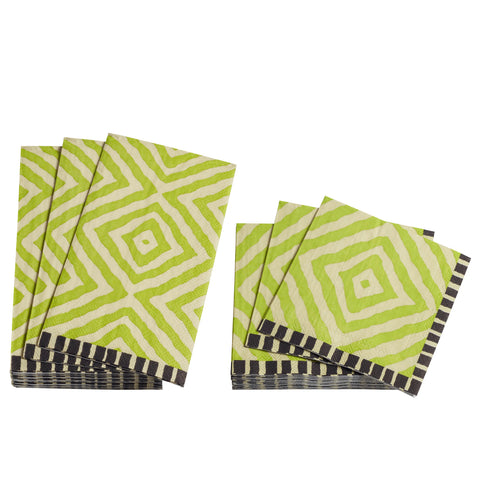 Arrows Chartreuse Napkin