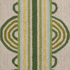 Button Olive Hand Micro Hooked Wool Rug Swatch