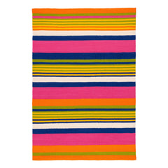 Sunny Stripe Multi Handwoven Indoor/Outdoor Rug