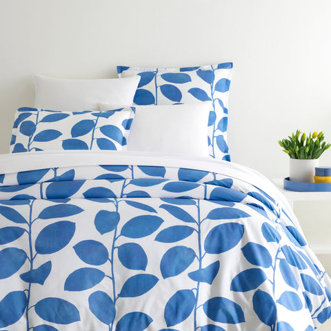 Vines French Blue Duvet Cover