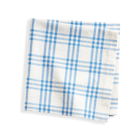 Beaumont Plaid Napkin Set of 4 | French Blue