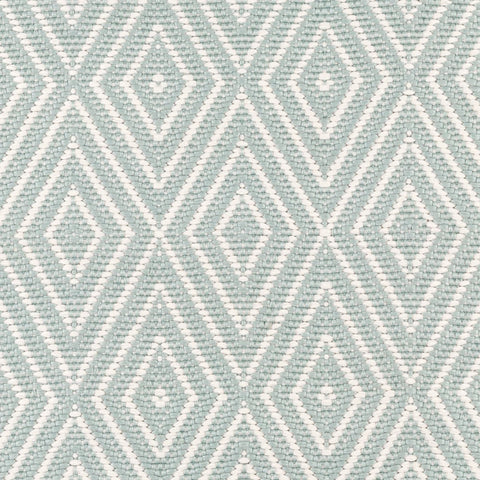 Diamond Light Blue/Ivory Handwoven Indoor/Outdoor Rug Swatch