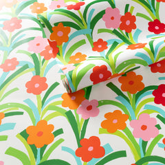 Playful Posies Wallpaper