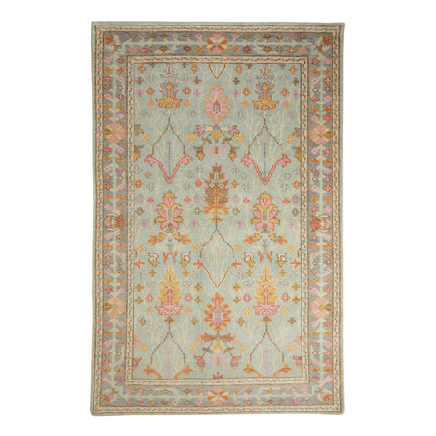 Mara Sky Hand Knotted Wool Rug