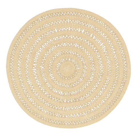 Bowline Natural Handwoven Indoor/Outdoor Round Rug