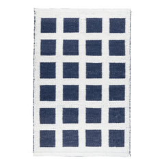 Titto Navy Handwoven Indoor/Outdoor Rug