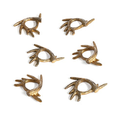 Elk Napkin Rings/Set of 6