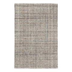 Harris Blue/Brown Hand Micro Hooked Wool Rug