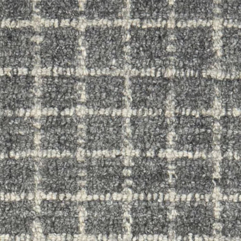 Conall Grey Hand Micro Hooked Wool Custom Rug Swatch