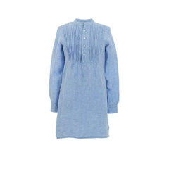 Chambray Pleated Linen French Blue Tunic