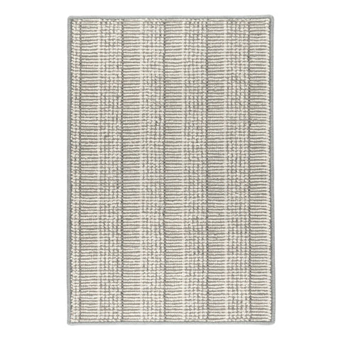 Raffa Grey Woven Wool Custom Rug