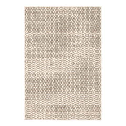 Honeycomb Natural Handwoven Wool Rug